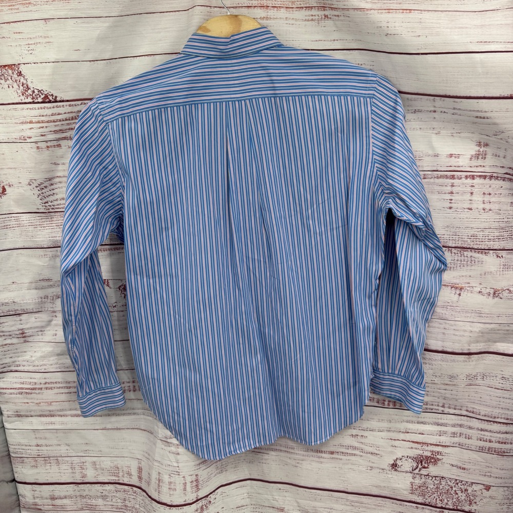 Ralph Lauren Shirt Mens XL Classic Fit‎ Striped Button Down Shirt Casual Preppy - Picture 6 of 8